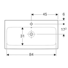 Раковина 90х48,5 см Geberit iCon 124090000
