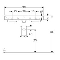 Раковина 90х48,5 см Geberit iCon 124090000