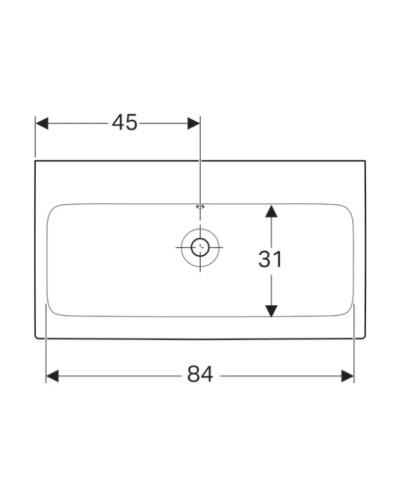 Раковина 90х48,5 см Geberit iCon 124093000
