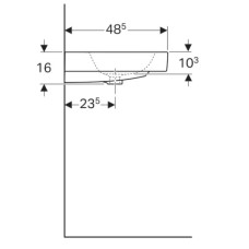 Раковина 90х48,5 см Geberit iCon 124093000