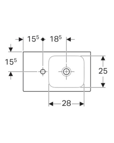 Раковина 53х31 см Geberit iCon 124153000