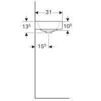 Раковина 53х31 см Geberit iCon 124153000