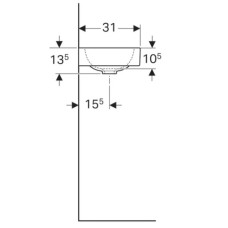 Раковина 53х31 см Geberit iCon 124153000