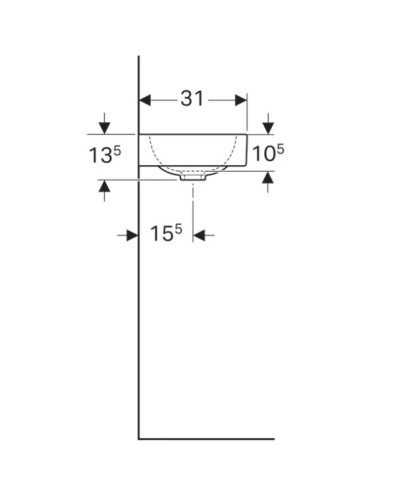 Раковина 53х31 см Geberit iCon 124153000