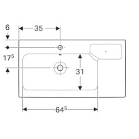 Раковина 90х48,5 см Geberit iCon 124190000