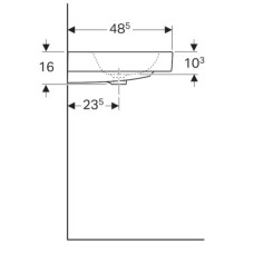 Раковина 90х48,5 см Geberit iCon 124190000