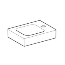 Раковина 38х28 см Geberit iCon 124736000