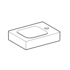 Раковина 38х28 см Geberit iCon 124736000