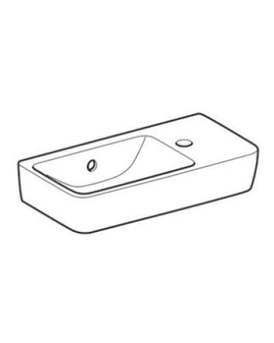 Раковина 50х25 см Geberit Renova Compact 276250000