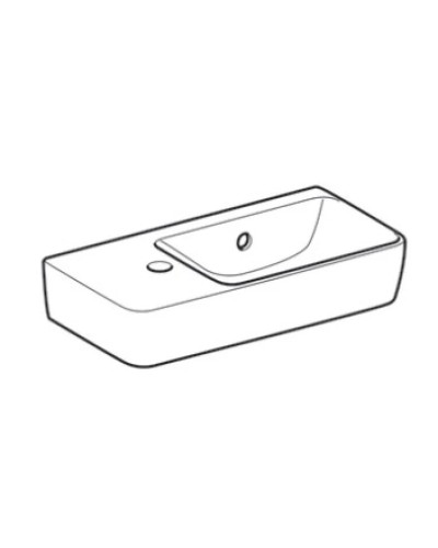 Раковина 50х25 см Geberit Renova Compact 276350000