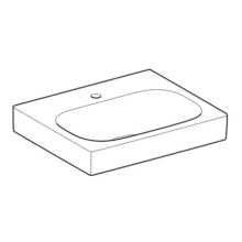 Раковина 60х50 см Geberit Citterio 500.544.01.1