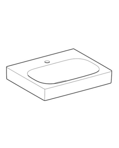 Раковина 60х50 см Geberit Citterio 500.544.01.1