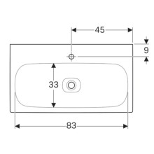 Раковина 90х50 см Geberit Citterio 500.547.01.1