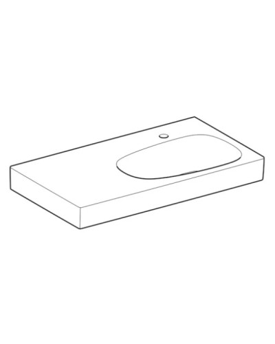 Раковина 90х50 см Geberit Citterio 500.549.01.1