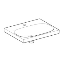 Раковина 60х48,2 см Geberit Acanto 500.629.01.2