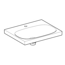 Раковина 60х48,2 см Geberit Acanto 500.629.01.2