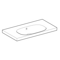 Раковина 90х48,2 см Geberit Acanto 500.624.01.2