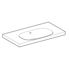 Раковина 90х48,2 см Geberit Acanto 500.624.01.2