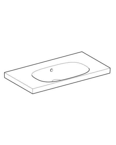 Раковина 90х48,2 см Geberit Acanto 500.624.01.2