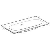 Раковина 90х48 см Geberit Acanto 500.643.01.2