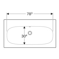 Раковина 90х48 см Geberit Acanto 500.643.01.2