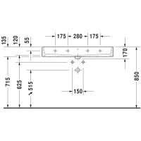 Раковина 100х47 см Duravit Vero Air 2350100000
