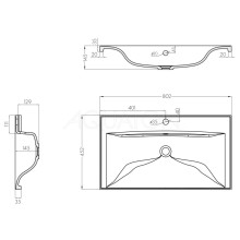 Раковина 80,2х45,2см Акватон Айрис 1A722931AG010