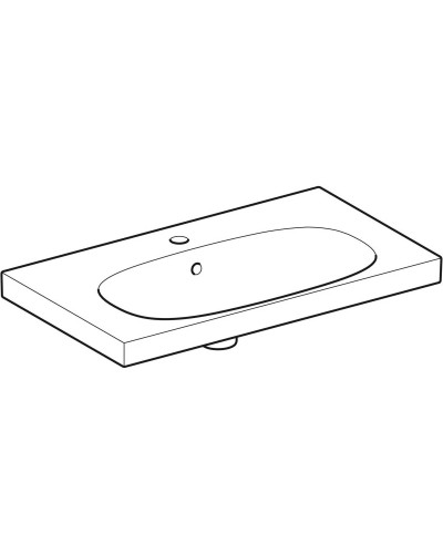 Раковина 75х42,2 см Geberit Acanto 500.632.01.2