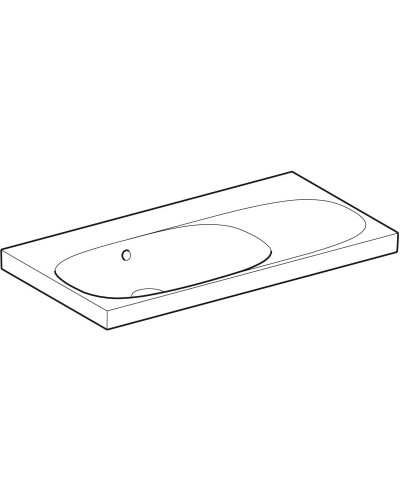 Раковина 90х48,2 см Geberit Acanto 500.626.01.2