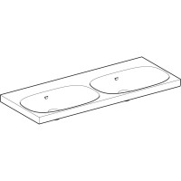 Раковина 120х48,2 см Geberit Acanto 500.628.01.2