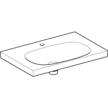 Раковина 75х48,2 см Geberit Acanto 500.630.01.2