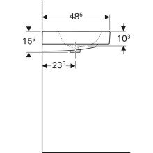 Раковина 60х48,5 см Geberit iCon 124063000
