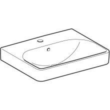 Раковина 55х44 см Geberit Smyle Square 500.259.01.1
