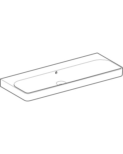 Раковина 120х48 см Geberit Smyle Square 500.225.01.1