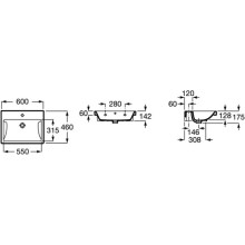 Раковина 60х46 см Roca The Gap 3270M1004
