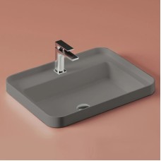 Раковина 60,5x45,5 см Artceram Fuori Scala TFL034 15 00 grigio oliva x1