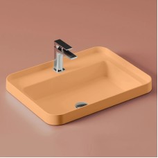 Раковина 60,5x45,5 см Artceram Fuori Scala TFL034 13 00 arancio cammeo x1