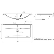 Раковина 90х45,5 см Velvex Mario rkMAR.90-81