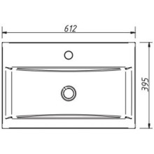 Раковина 61,2х39,5 см Caprigo Napoli Promo 68-9393-60