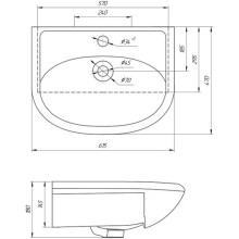 Раковина 61,5х47см Grossman Уют 440
