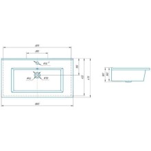 Раковина 86х47,5 см Grossman Оскар Y18298