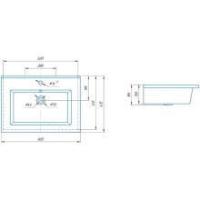 Раковина 66х47,5 см Grossman Оскар Y18296