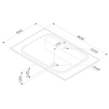 Раковина 80,8х49,2 см Am.Pm Func M8FWPC0800WM