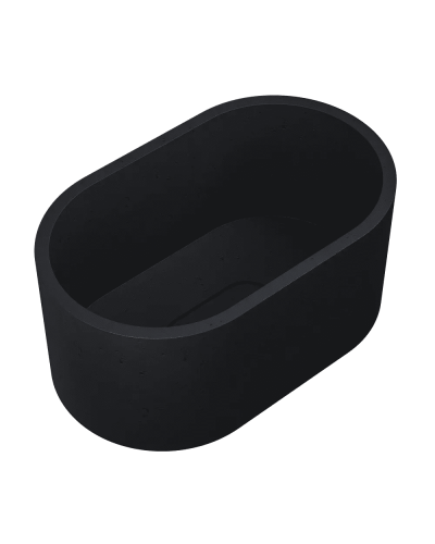 Раковина для ванной комнаты накладная Uperwood Venice (56x34 см, овальная, черный)