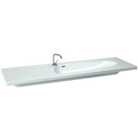 Раковина накладная с 1 отверстием для смесителя 160 см Laufen Palomba 8.1480.8.000.104.1