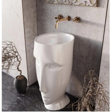 Раковина отдельностоящая слив в пол 45х51 Kerasan Artwork Moloco 4741K01