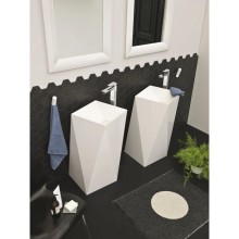 Раковина напольная 52x52 см Artceram Sharp OSL008 01 00 bi