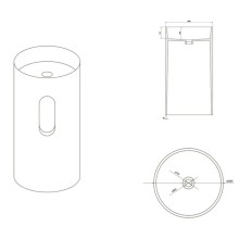 Раковина напольная 50х50 см NT Bagno Verona NT405 825