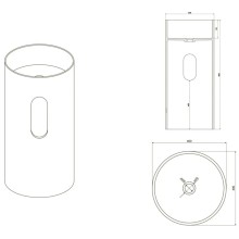 Раковина напольная 40х40 см NT Bagno Pavia NT608