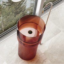 Раковина напольная 45х45 см Abber Kristall AT2701Opal